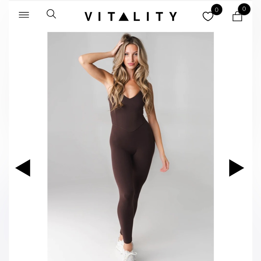 NWT. Vitality Cloud II™ Jumpsuit Espresso